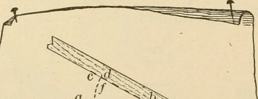 An illustration from Bench work in wood; a course of study and practice designed for the use of schools and colleges, 1905, leaf 37
