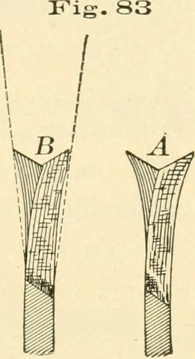 An illustration from Bench work in wood; a course of study and practice designed for the use of schools and colleges, 1905, leaf 60