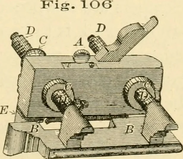An illustration from Bench work in wood; a course of study and practice designed for the use of schools and colleges, 1905, leaf 70