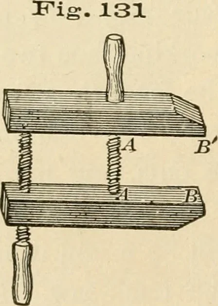 An illustration from Bench work in wood; a course of study and practice designed for the use of schools and colleges, 1905, leaf 83