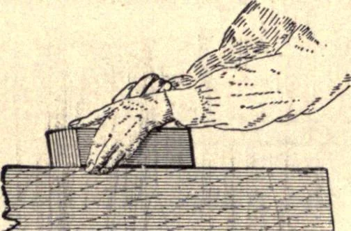 An illustration from Bench work in wood; a course of study and practice designed for the use of schools and colleges, 1888, leaf 101