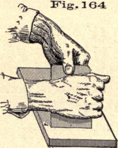 An illustration from Bench work in wood; a course of study and practice designed for the use of schools and colleges, 1888, leaf 103