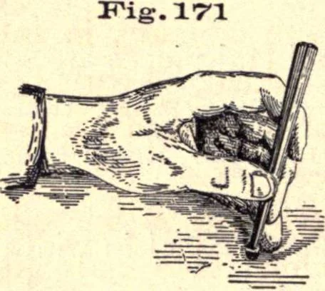 An illustration from Bench work in wood; a course of study and practice designed for the use of schools and colleges, 1888, leaf 107