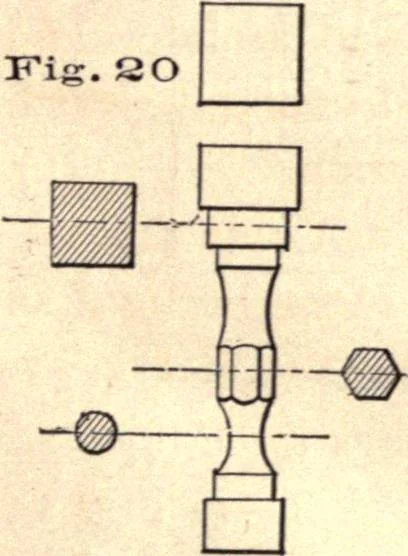An illustration from Bench work in wood; a course of study and practice designed for the use of schools and colleges, 1888, leaf 18