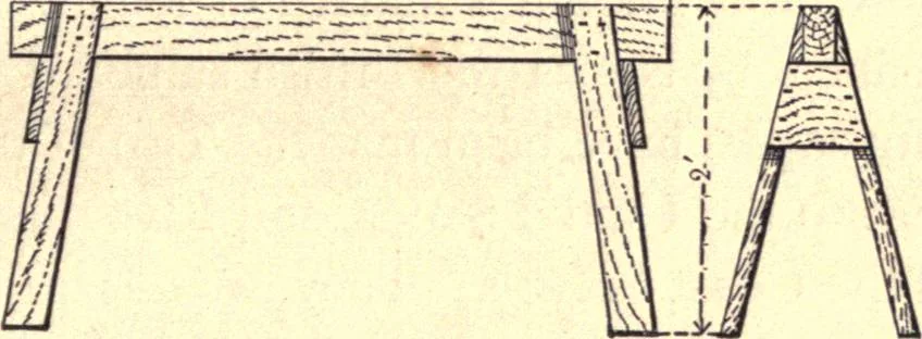 An illustration from Bench work in wood; a course of study and practice designed for the use of schools and colleges, 1888, leaf 22