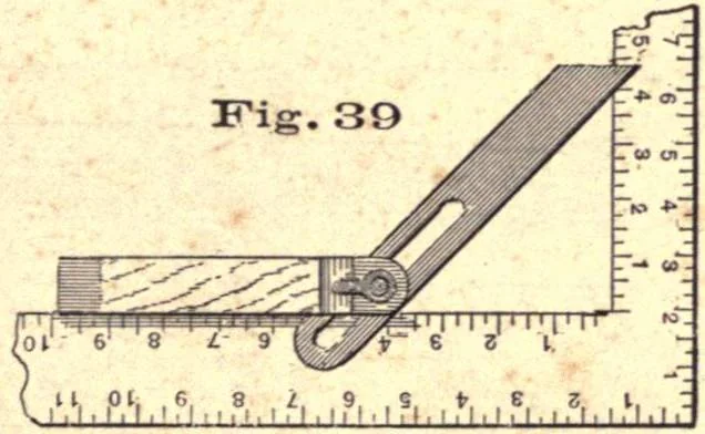 An illustration from Bench work in wood; a course of study and practice designed for the use of schools and colleges, 1888, leaf 30