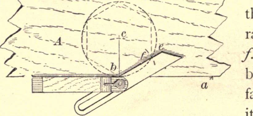An illustration from Bench work in wood; a course of study and practice designed for the use of schools and colleges, 1888, leaf 31