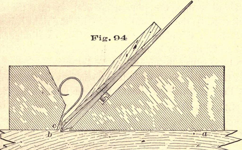 An illustration from Bench work in wood; a course of study and practice designed for the use of schools and colleges, 1888, leaf 58