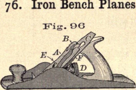 An illustration from Bench work in wood; a course of study and practice designed for the use of schools and colleges, 1888, leaf 61