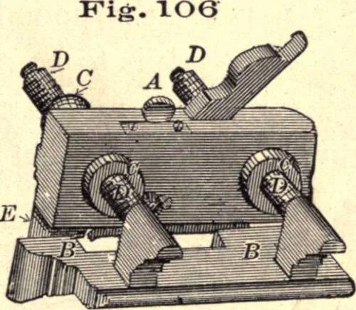 An illustration from Bench work in wood; a course of study and practice designed for the use of schools and colleges, 1888, leaf 64