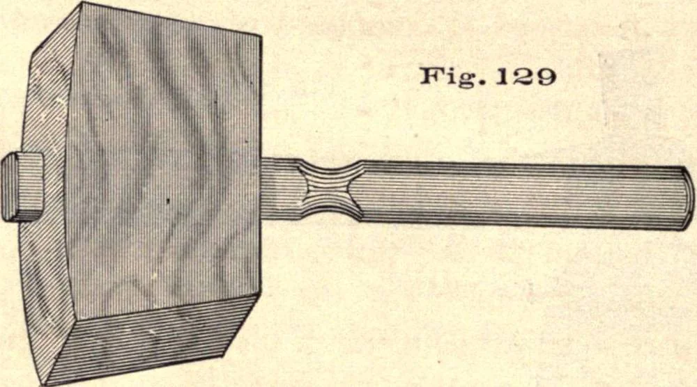 An illustration from Bench work in wood; a course of study and practice designed for the use of schools and colleges, 1888, leaf 75