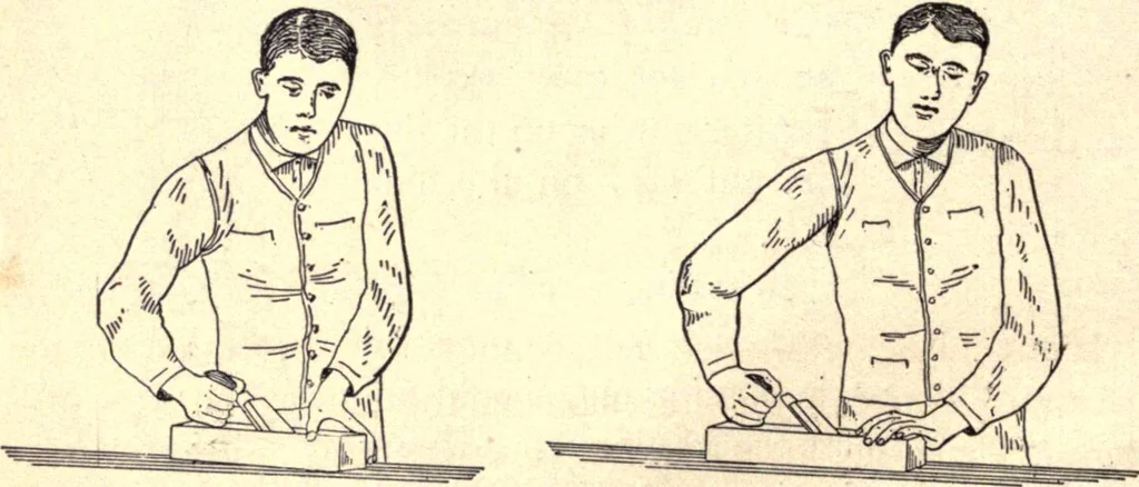 An illustration from Bench work in wood; a course of study and practice designed for the use of schools and colleges, 1888, leaf 99