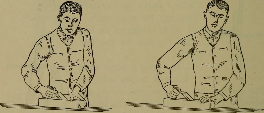 An illustration from Bench work in wood: a course of study and practice designed for the use of schools and colleges, 1902, leaf 101
