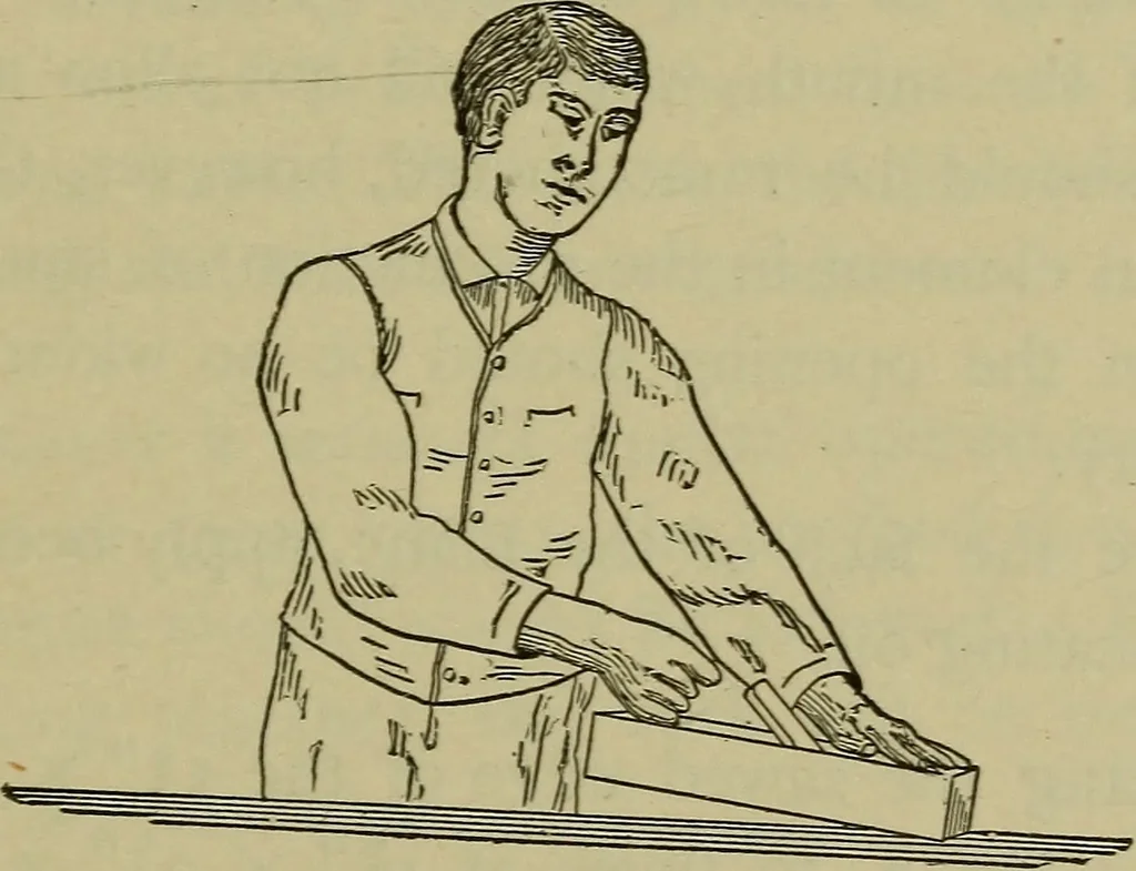 An illustration from Bench work in wood: a course of study and practice designed for the use of schools and colleges, 1902, leaf 102