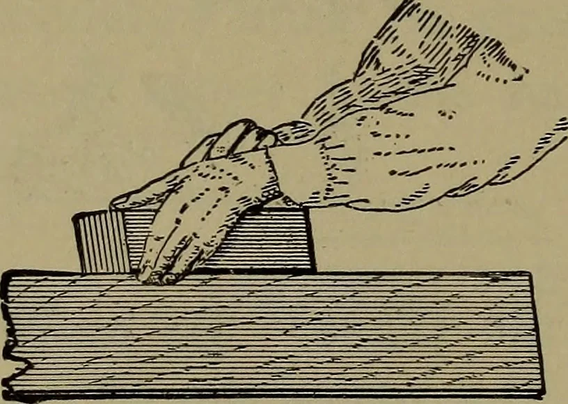An illustration from Bench work in wood: a course of study and practice designed for the use of schools and colleges, 1902, leaf 103