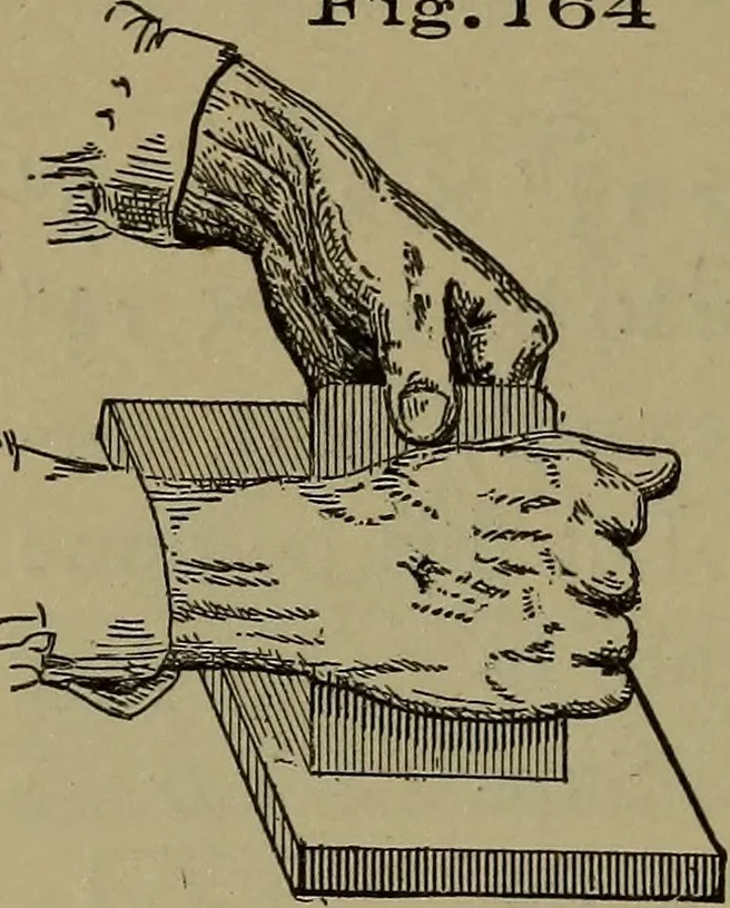 An illustration from Bench work in wood: a course of study and practice designed for the use of schools and colleges, 1902, leaf 105