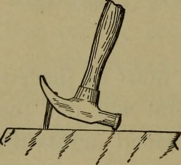 An illustration from Bench work in wood: a course of study and practice designed for the use of schools and colleges, 1902, leaf 109