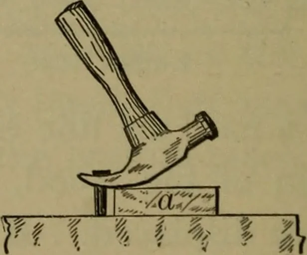 An illustration from Bench work in wood: a course of study and practice designed for the use of schools and colleges, 1902, leaf 109