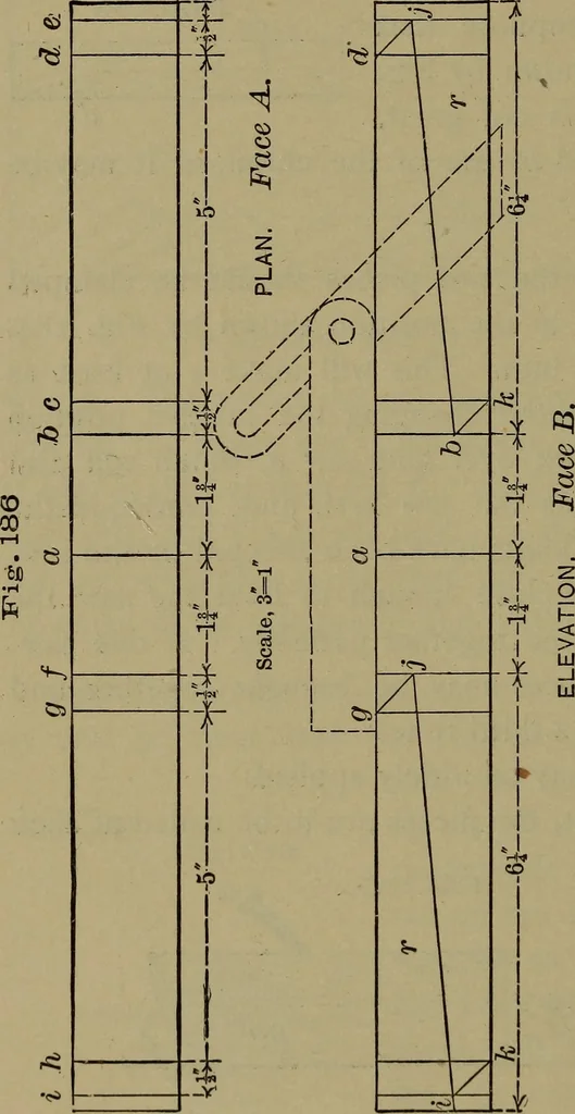 An illustration from Bench work in wood: a course of study and practice designed for the use of schools and colleges, 1902, leaf 117