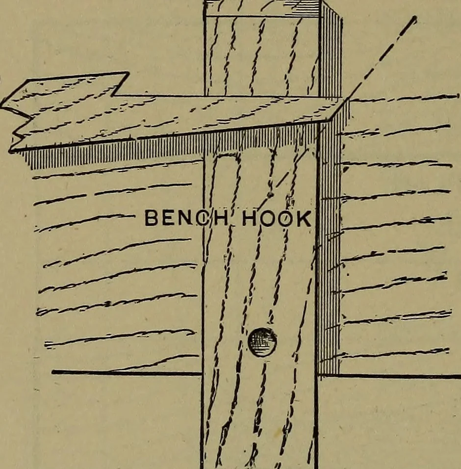An illustration from Bench work in wood: a course of study and practice designed for the use of schools and colleges, 1902, leaf 119