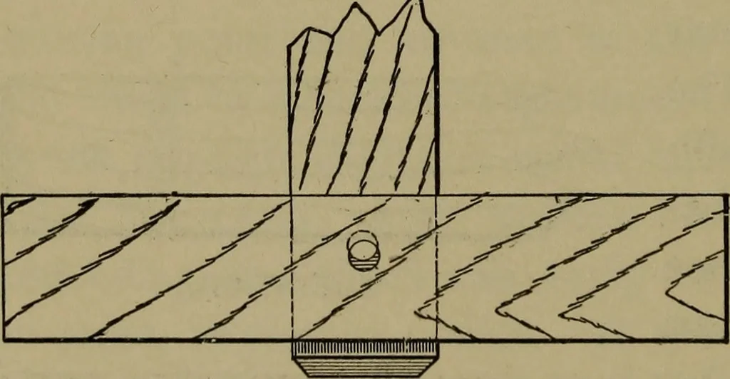An illustration from Bench work in wood: a course of study and practice designed for the use of schools and colleges, 1902, leaf 123