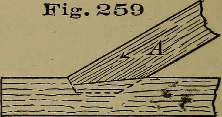 An illustration from Bench work in wood: a course of study and practice designed for the use of schools and colleges, 1902, leaf 155