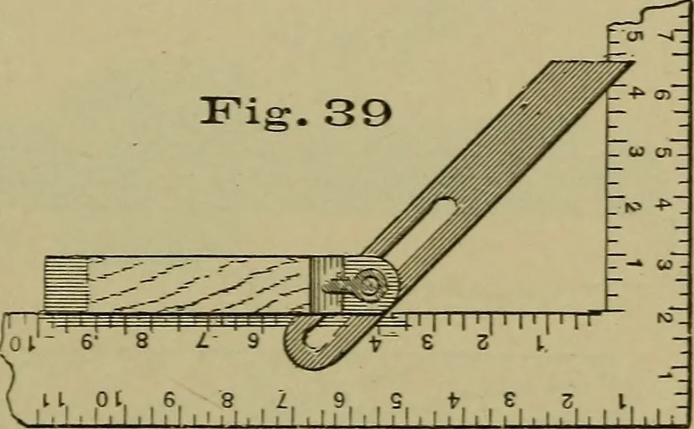 An illustration from Bench work in wood: a course of study and practice designed for the use of schools and colleges, 1902, leaf 32