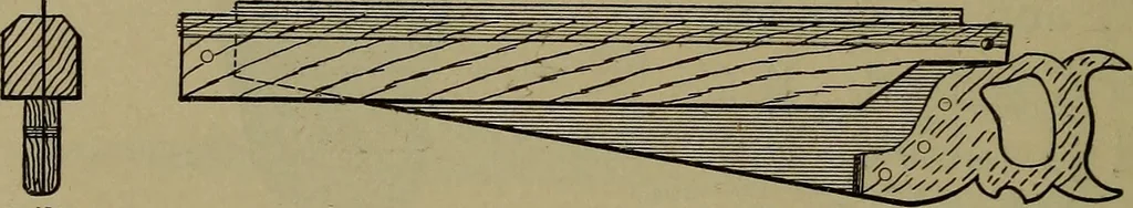 An illustration from Bench work in wood: a course of study and practice designed for the use of schools and colleges, 1902, leaf 53