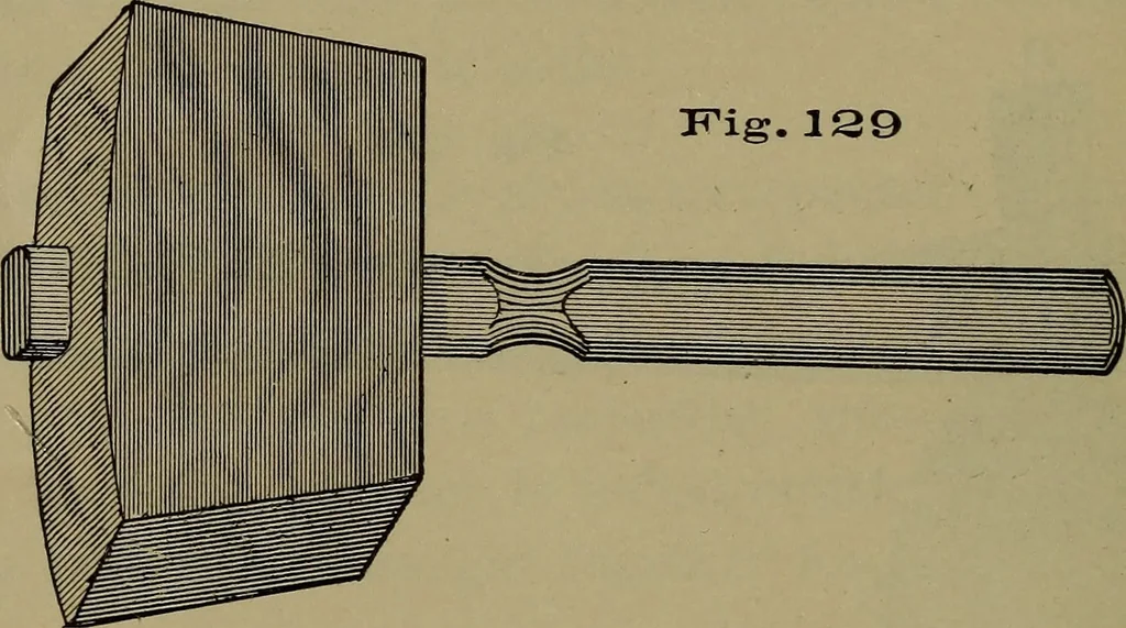 An illustration from Bench work in wood: a course of study and practice designed for the use of schools and colleges, 1902, leaf 77
