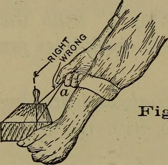 An illustration from Bench work in wood: a course of study and practice designed for the use of schools and colleges, 1902, leaf 91