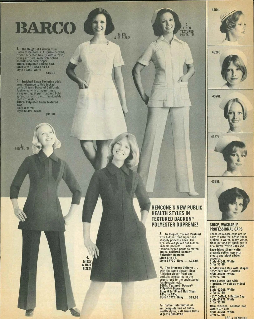 An illustration from Bencone Uniforms 1976, 1976, leaf 36