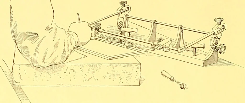 An illustration from Ben Day shading mediums, for art work on stone, metal & card board;, 1920, leaf 13