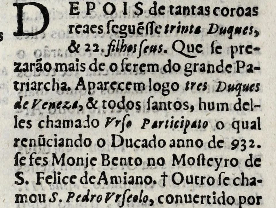 An illustration from Benedictina lusitana, 1644, leaf 258