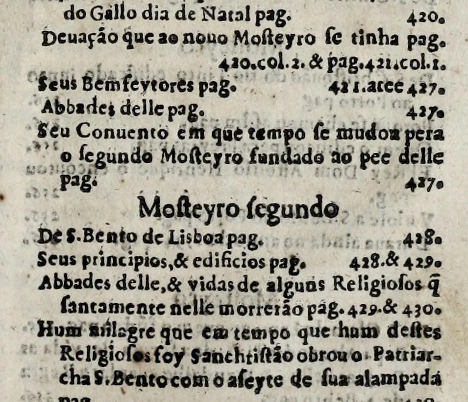 An illustration from Benedictina lusitana, 1644, leaf 559
