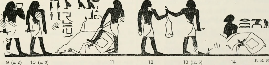 An illustration from Beni Hasan, 1893, leaf 46