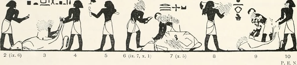 An illustration from Beni Hasan, 1893, leaf 47