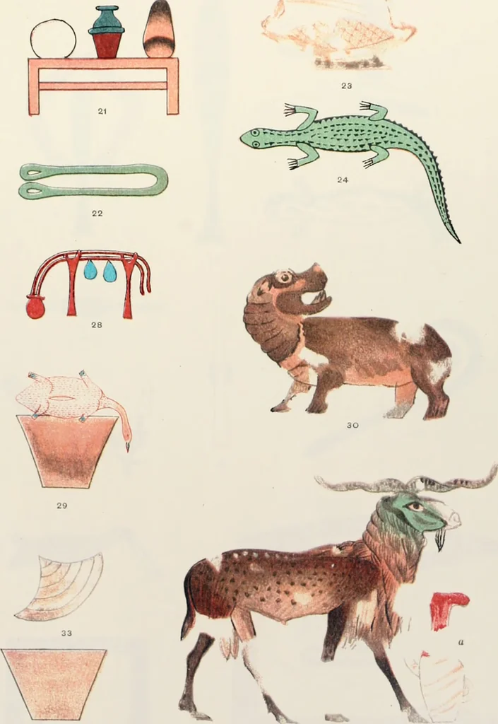 An illustration from Beni Hasan, 1893, leaf 54