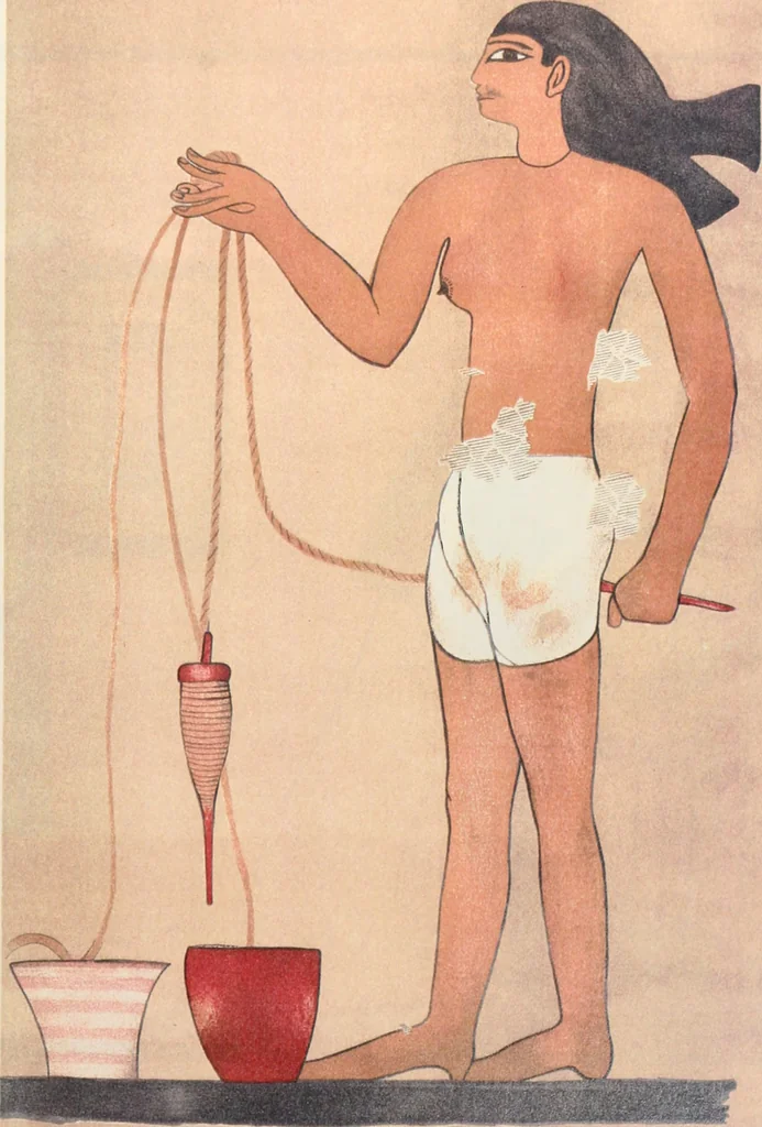 An illustration from Beni Hasan, 1893, leaf 48