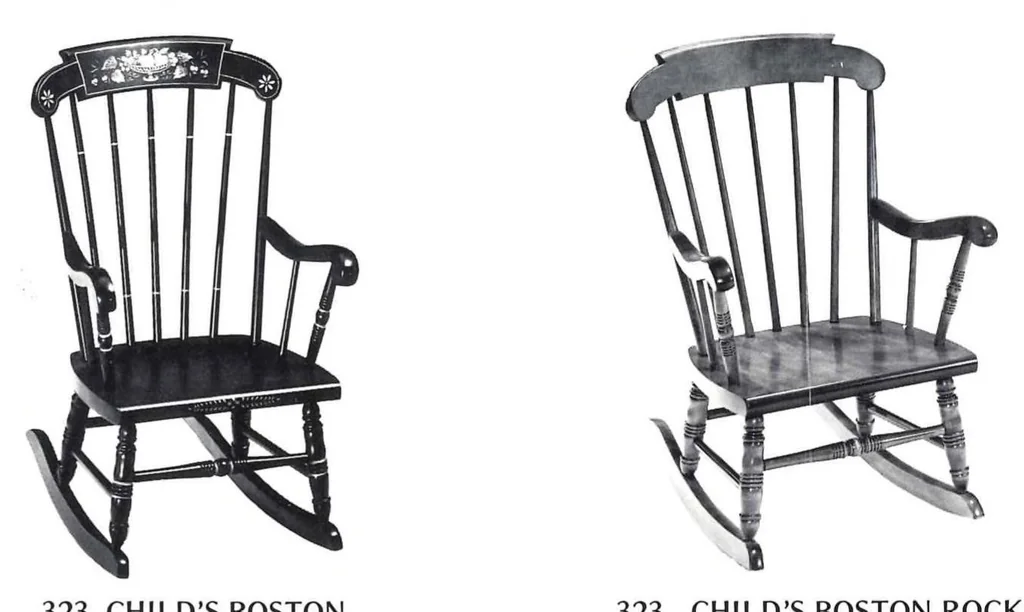 An illustration from Bent Brothers Early American Chairs 1973, 1973, leaf 17
