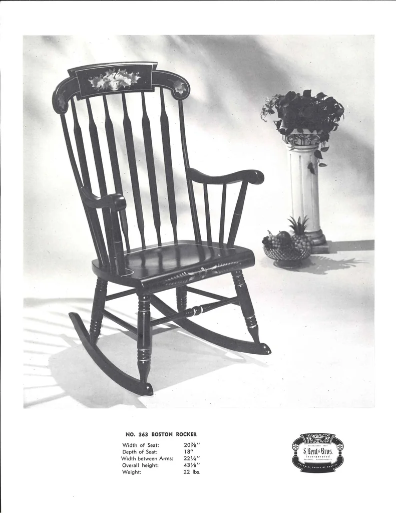 An illustration from Bent Brothers Early American Chairs 1973, 1973, leaf 26