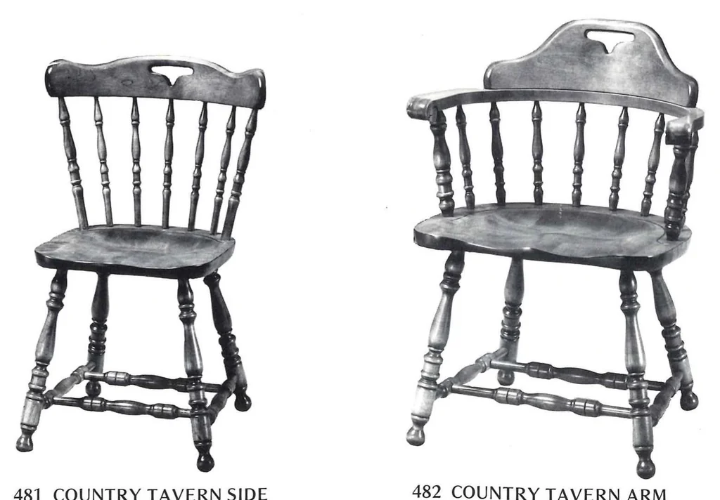 An illustration from Bent Brothers Early American Chairs 1973, 1973, leaf 5