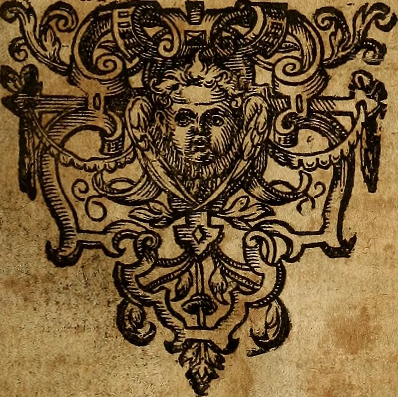 An illustration from [Bernardi Morisani ... In Aristotelis Logicam, Physicam, Ethicam, Apotelesma ...], 1625, leaf 214
