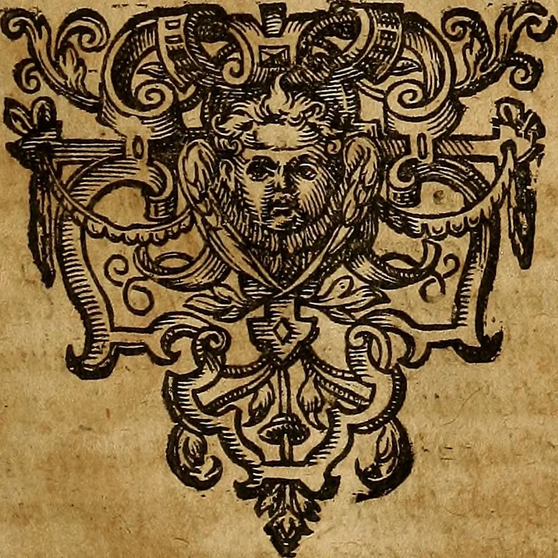 An illustration from [Bernardi Morisani ... In Aristotelis Logicam, Physicam, Ethicam, Apotelesma ...], 1625, leaf 268
