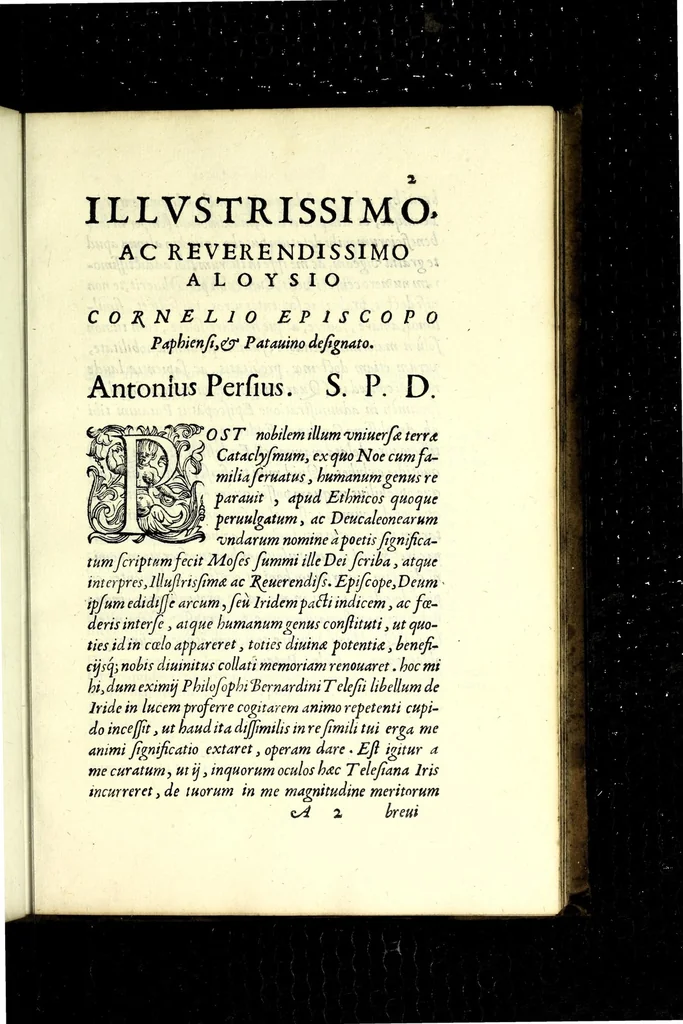 An illustration from Bernardini Telesii Consentini Varii de naturalibus rebus libelli, 1590, leaf 73