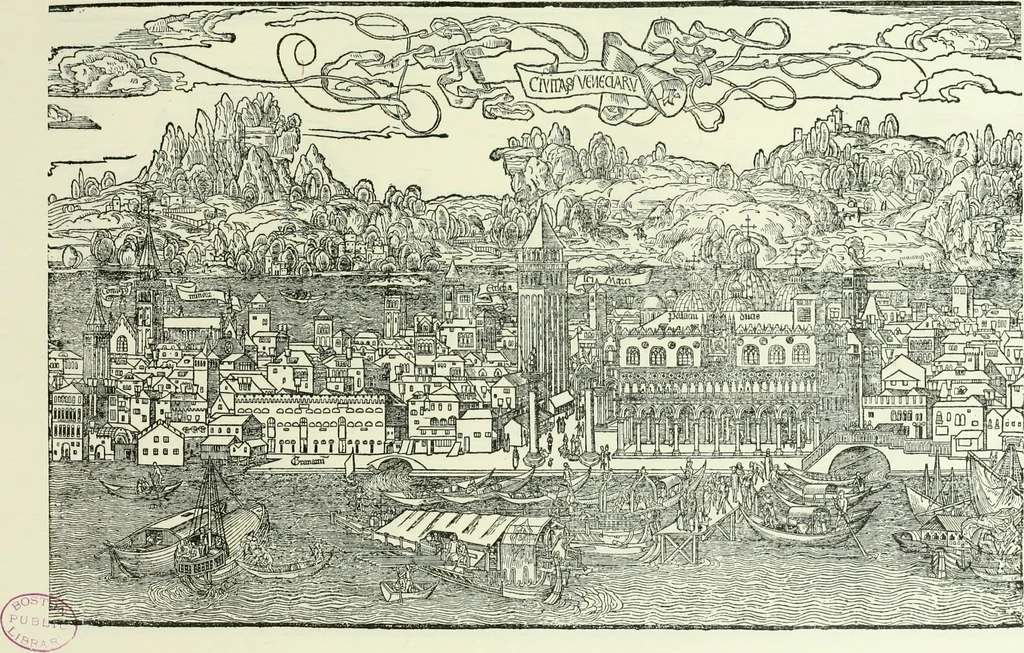 An illustration from Bernhard von Breydenbach and his journey to the Holy Land 1483-4 : a bibliography, 1911, leaf 104