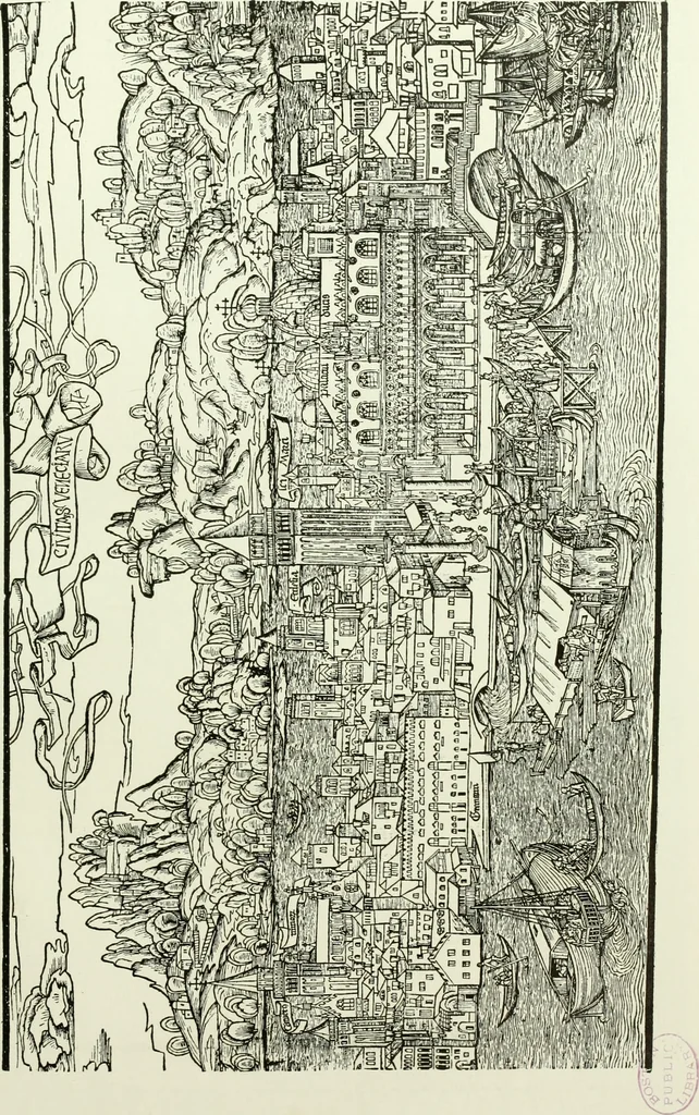 An illustration from Bernhard von Breydenbach and his journey to the Holy Land 1483-4 : a bibliography, 1911, leaf 106