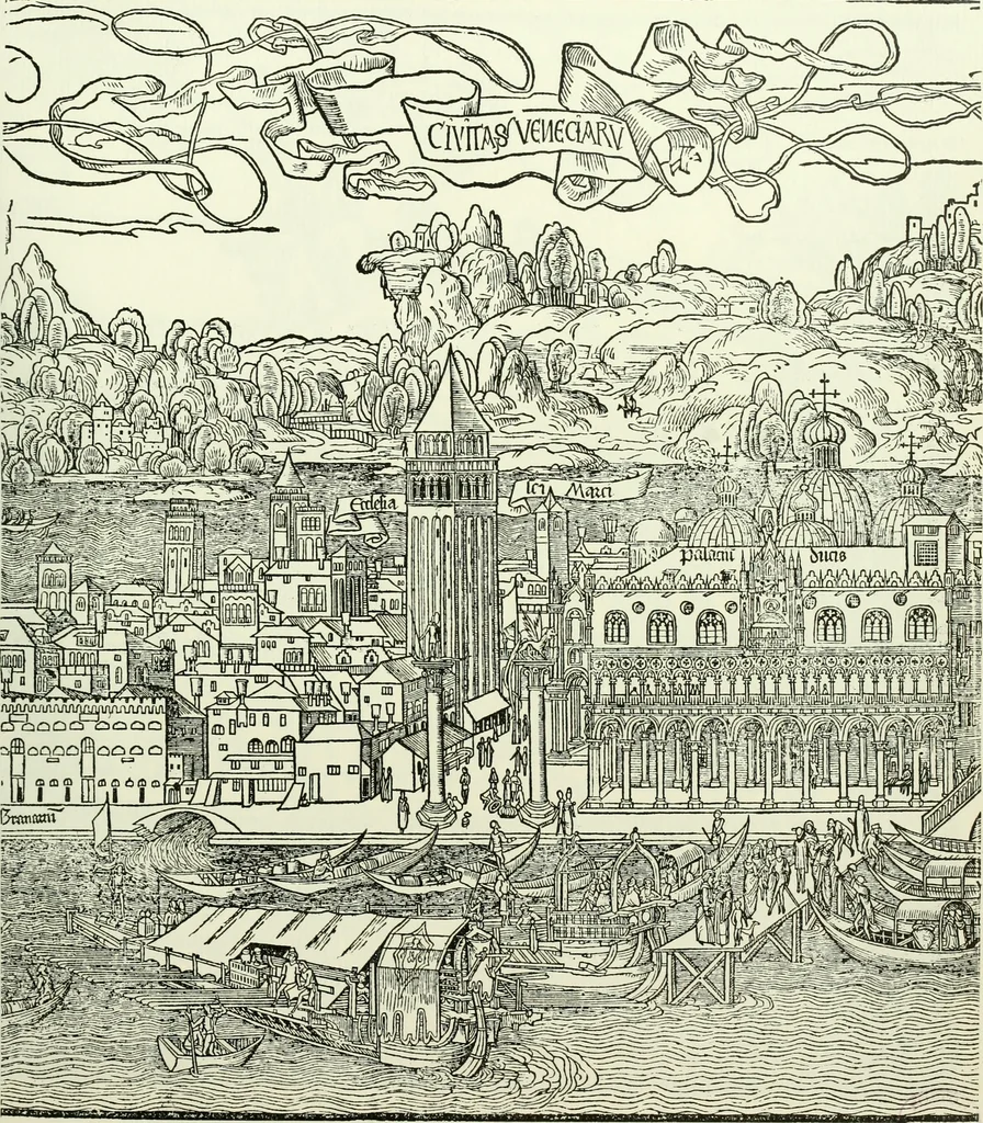 An illustration from Bernhard von Breydenbach and his journey to the Holy Land 1483-4 : a bibliography, 1911, leaf 110