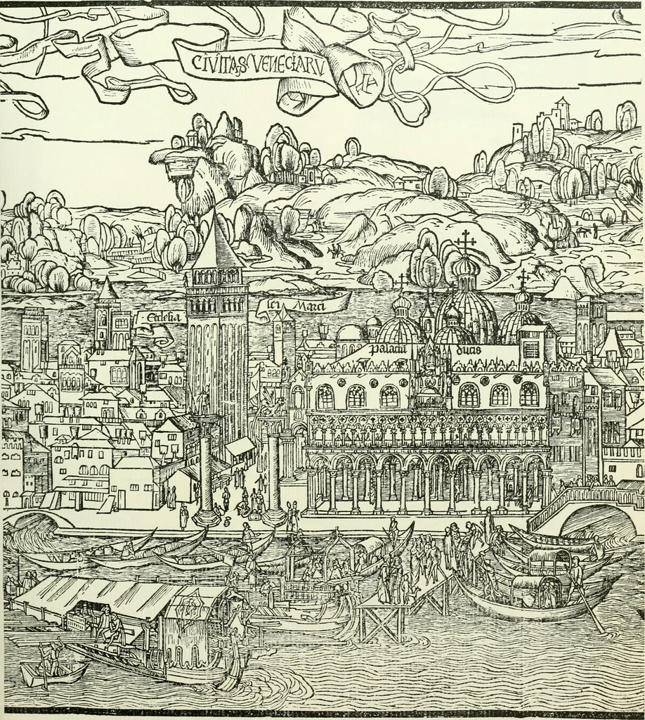 An illustration from Bernhard von Breydenbach and his journey to the Holy Land 1483-4 : a bibliography, 1911, leaf 112