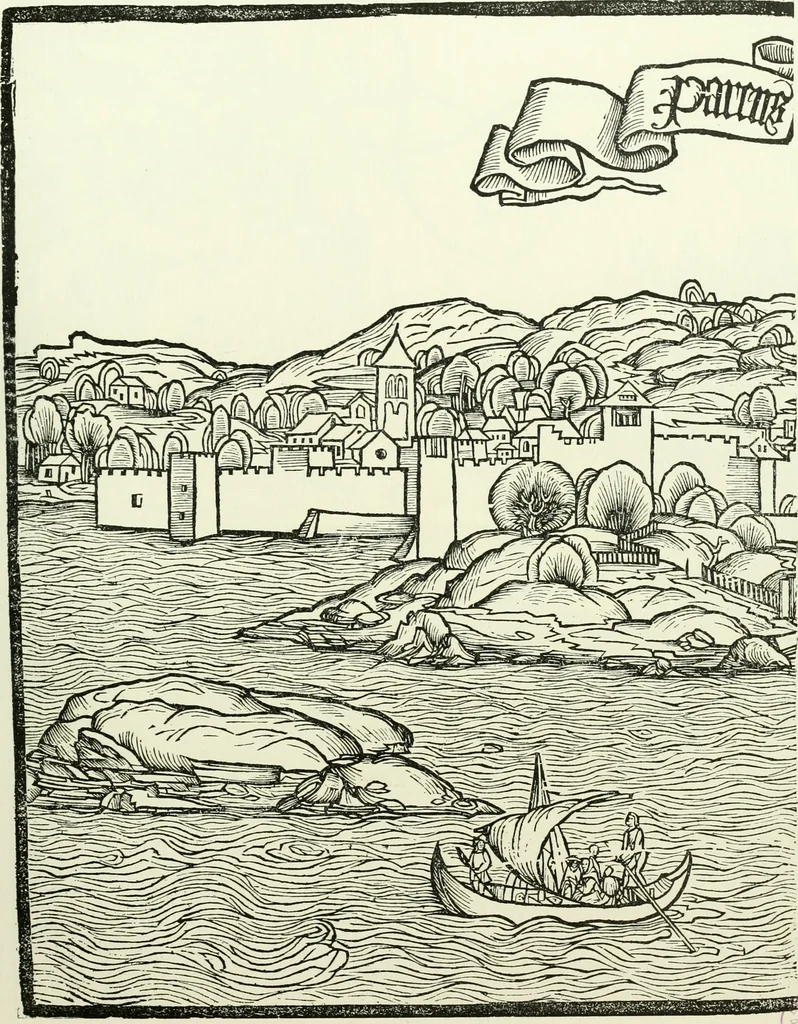An illustration from Bernhard von Breydenbach and his journey to the Holy Land 1483-4 : a bibliography, 1911, leaf 116