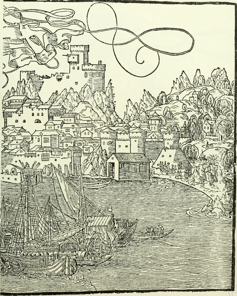 An illustration from Bernhard von Breydenbach and his journey to the Holy Land 1483-4 : a bibliography, 1911, leaf 118